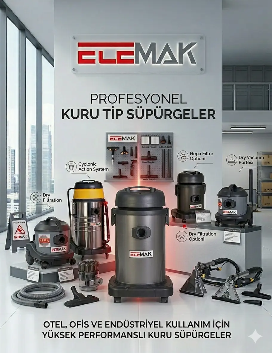 Profesyonel Elektrik Süpürgeleri kuru Tip