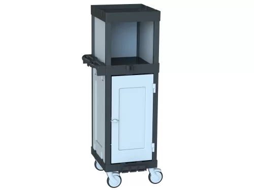 Temizlik Arabası C 041 0K Dikey Depolamalı Kat Arabası