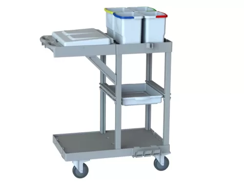 Temizlik Arabası C 111 R Eco Mop Setli Ekonomik Kat Arabası 2