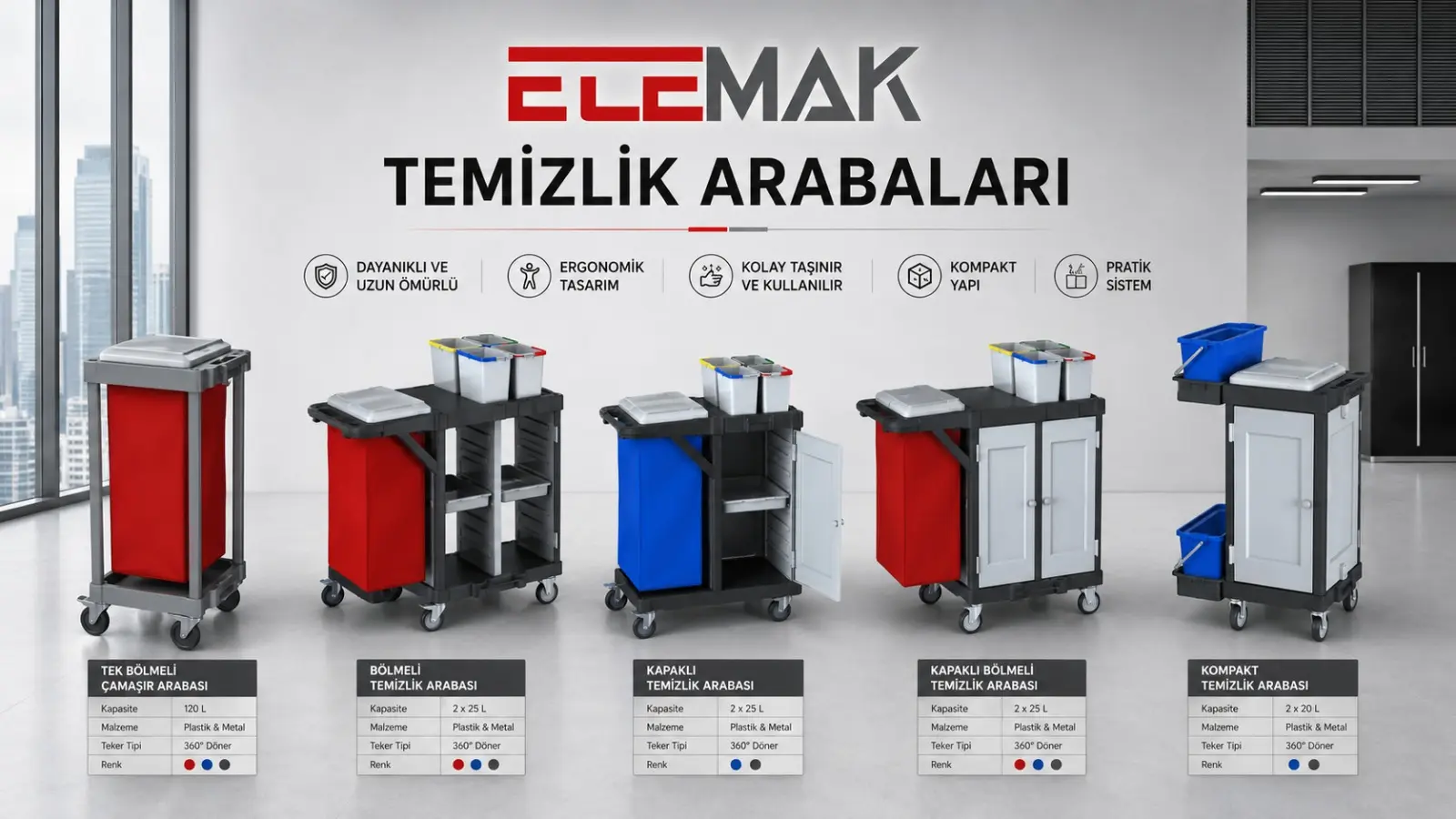 Temizlik ve Kat Arabaları